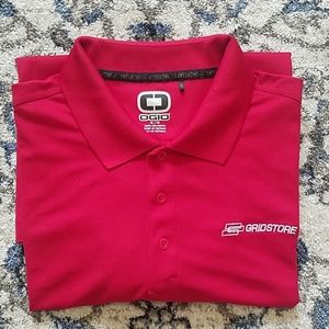 Red XL Work Polo